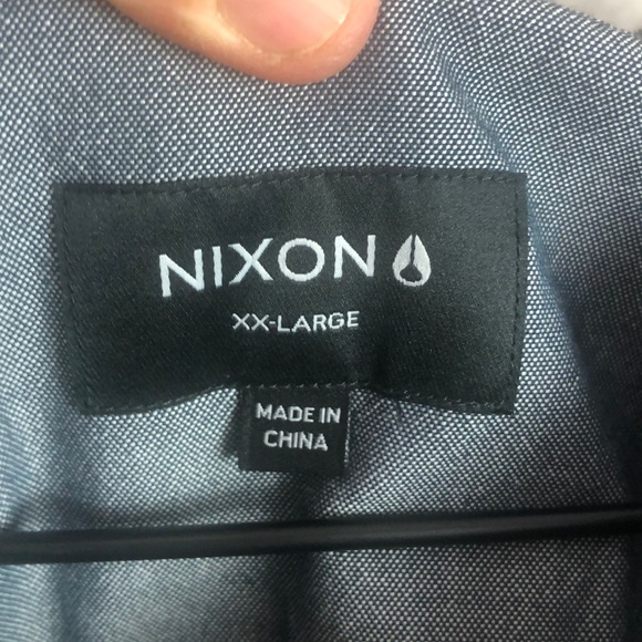 NWOT NIXON Casual Button Down Shirt Sz XXL - Picture 3 of 5